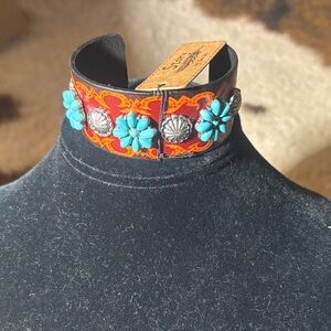 DaVinci Western Turquoise cuff bracelet